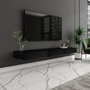 Hanah Home Avalon Soporte para televisión Madera Negra